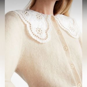 Maje collar cardigan